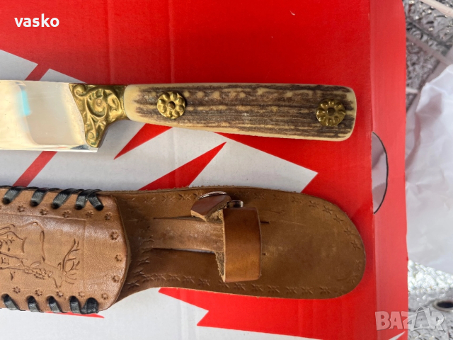 Стар Български,рог,30см, снимка 2 - Ножове - 52891059