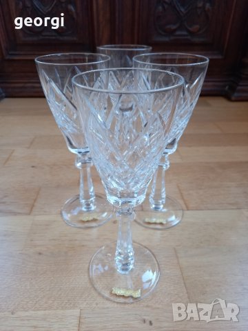 кристални чаши за вино , снимка 1 - Чаши - 44506122