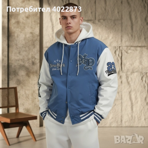 Мъжко Бомбер Яке, снимка 5 - Якета - 52466335