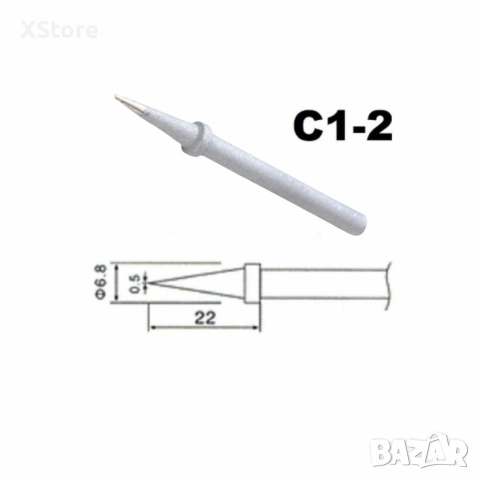 Човка за поялник C1-2 – универсален накрайник с прецизен връх, снимка 4 - Други инструменти - 52568654