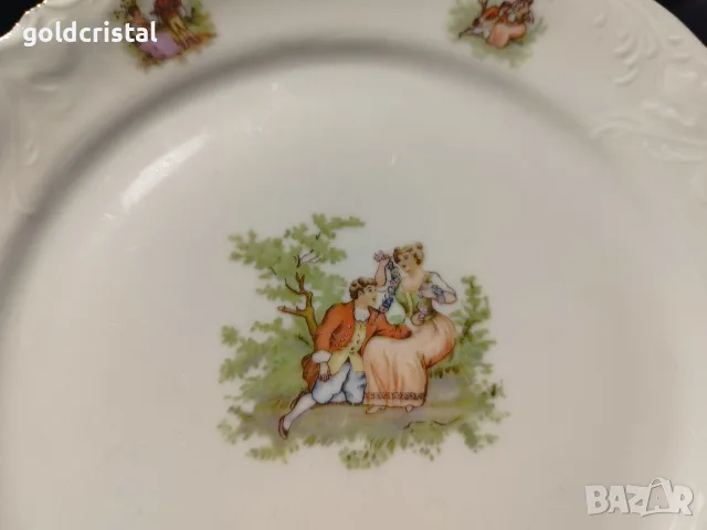 стар полски порцелан чинии, снимка 5 - Антикварни и старинни предмети - 49691239