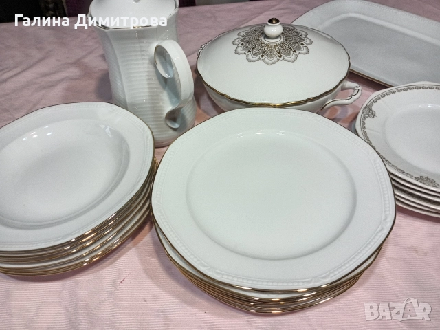 Баварски сервиз в снежно бяло , снимка 12 - Сервизи - 52569125