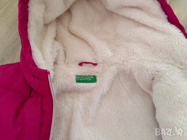Зимно яке за момиче Benetton 150 см, снимка 8 - Детски якета и елеци - 52082880