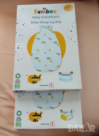 Спален чувал за бебе , размер 55, 2 броя, нови, снимка 1