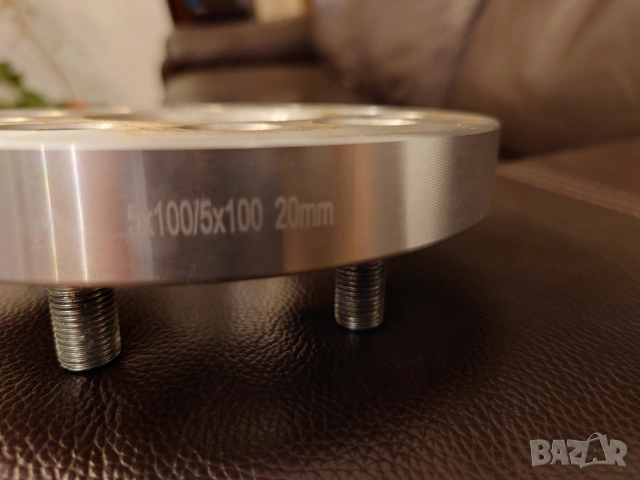 фланци за джанти  5x100 Subaru , VW, Audi, Skoda, Seat , 4 бр. , 20мм, снимка 2 - Аксесоари и консумативи - 53607311