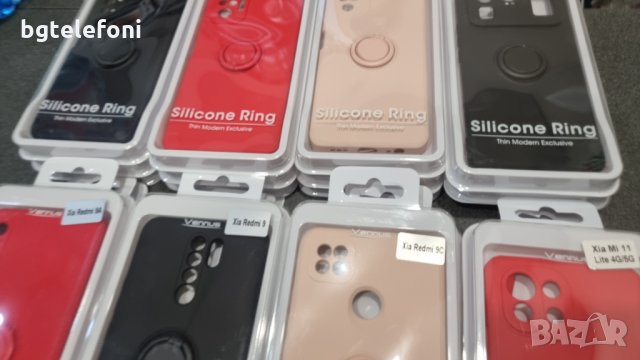 Xiaomi,iPhone,Samsung луксозен силикон РИНГ с връзка за ръка, снимка 5 - Калъфи, кейсове - 34617186