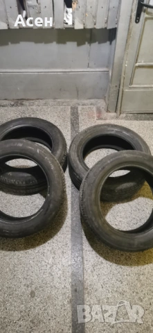 Четири летни гуми с размер 225/55/17.  Еднакви като шарка и размер, двете са Continental, другите дв, снимка 6 - Гуми и джанти - 53443007