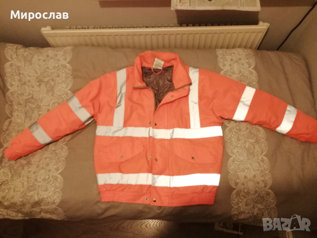 зимно Hi-Vis светлоотразително яке, снимка 1 - Якета - 36250696