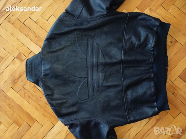 Adidas Кожено Яке , снимка 4 - Якета - 52098106