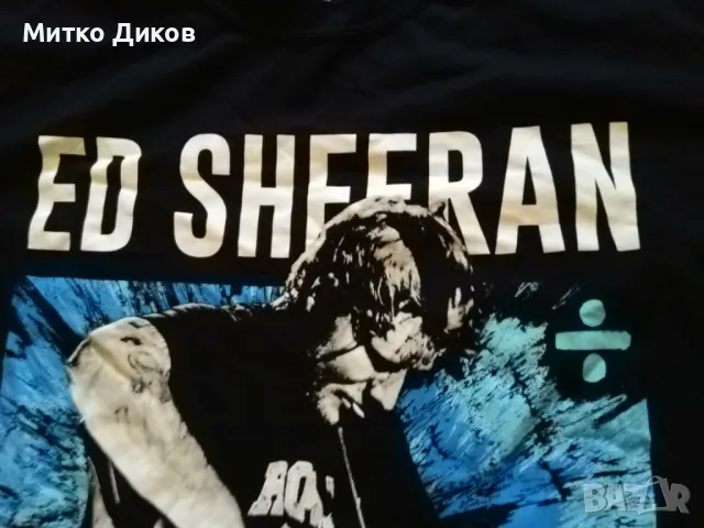 Ed Sheeran Divide World Tour маркова тениска Гилдан размер Л, снимка 4 - Тениски - 49498255