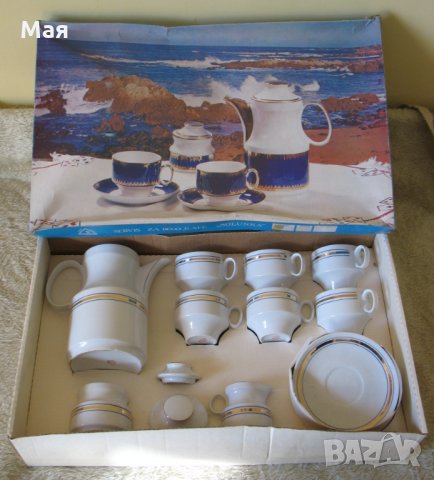 Нов сервиз за кафе или чай от фин качествен порцелан