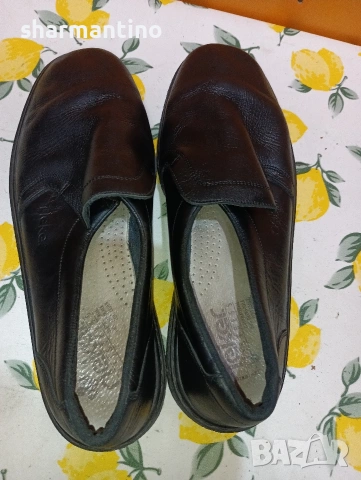 Rieker кожени обувки N 46, снимка 3 - Официални обувки - 53360551