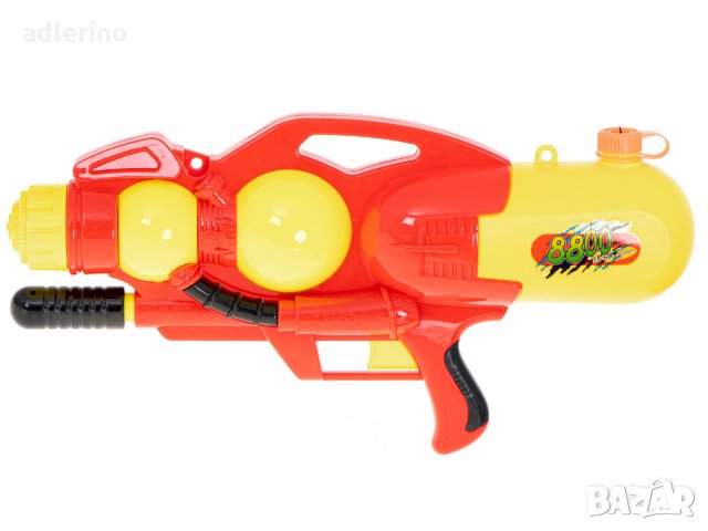 Воден пистолет, водна пушка, 2400ml, червено и жълто , снимка 2 - Други - 34400162