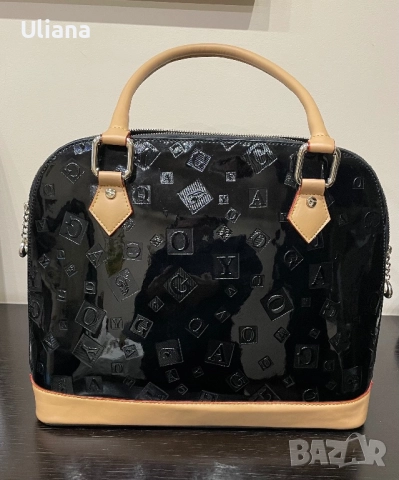 Дамска чанта естествен лак