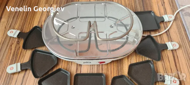 Raclette+Grill RC8 ,,petra" Elektronik 1000W за 8 човека, снимка 3 - Скари - 47330164