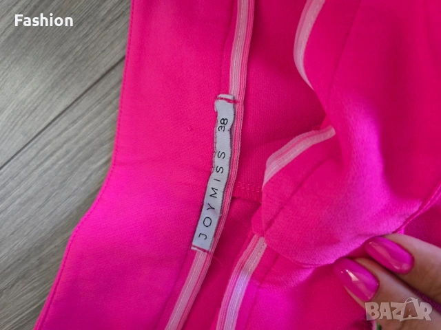 Жестоки дамски цикламени къси панталонки на JOYMISS, снимка 2 - Къси панталони и бермуди - 53414908