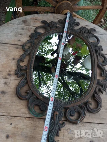 Огледало с орнаментирана рамка, снимка 3 - Други ценни предмети - 47306549