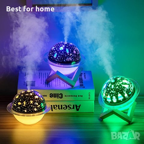 2 в 1 звезден проектор + овлажнител Galaxy Lamp Cool Humidifier 3D LED,Овлажнители за дома, снимка 4 - Други - 42638747