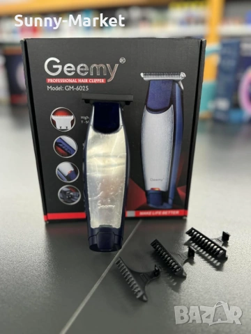 Безжична машинка за подстригване и самобръсначка Geemy GM-6025, снимка 2 - Машинки за подстригване - 53542258