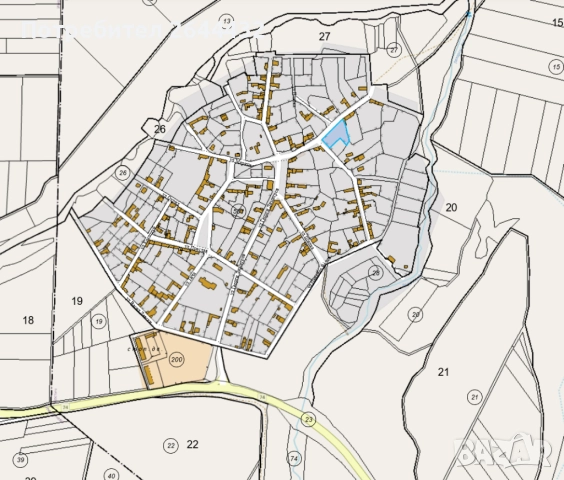 Имот в с. Мостич до гр. В. Преслав - 1553 кв.м. регулация/ток/вода/УПИ, снимка 3 - Парцели - 52453057