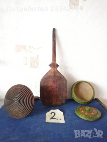 Стари дървени лъжици и лопатки изработени ръчно., снимка 9 - Антикварни и старинни предмети - 40489898