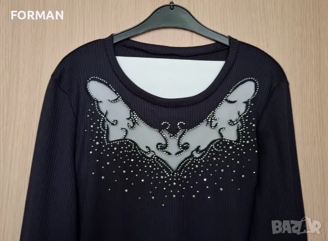 Тъмносиня рокля, снимка 5 - Рокли - 49804662