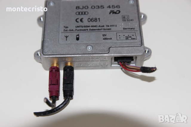 Усилвател антена Audi A4 B8 (2007-2015г.) 8J0 035 456 / 8J0035456, снимка 2 - Части - 44725486