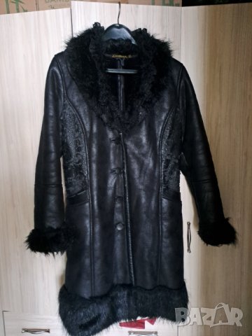 Дамско зимно палто черно Юнона, снимка 2 - Палта, манта - 39131094