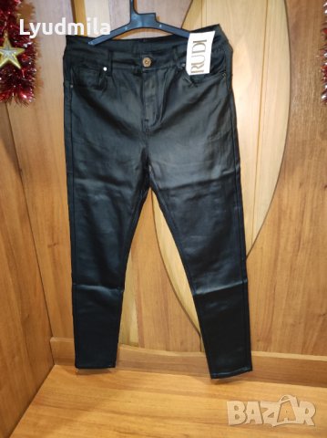 Продавам страхотен панталон имитация на кожа., снимка 8 - Панталони - 39098066