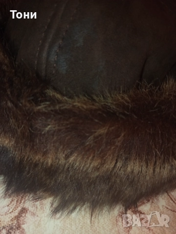 Нова Дамска Зимна Шапка от Естествен Косъм Норка , снимка 3 - Шапки - 52842653