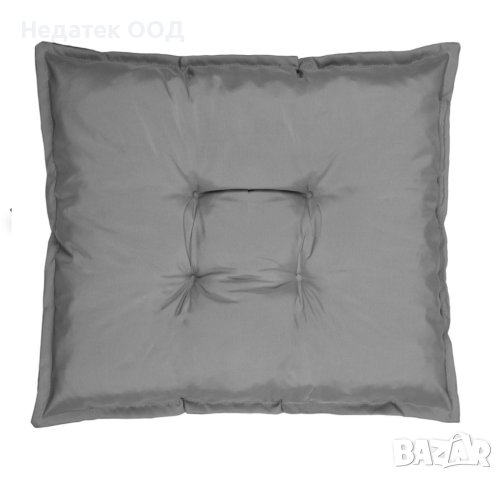Водоустойчива възглавница за под, 60x50 см, Въглен/ сива, снимка 3 - Възглавници - 41476742