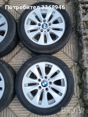 Джанти BMW 16" 5X120 със зимни гуми 195/55/16, снимка 4 - Гуми и джанти - 56242452
