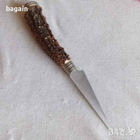 Немски (баварски) нож., снимка 3 - Антикварни и старинни предмети - 53860237