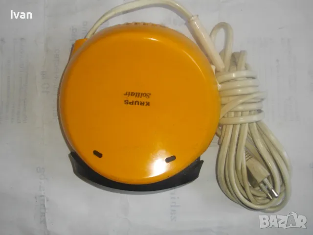 KRUP SOLITAR 400W НОВА НЕМСКА МАЛКА МИНИ ТУРИСТИЧЕСКА ЕЛЕКТРИЧЕСКА ПЕЧКА СЕШОАР 2 СТЕПЕНИ ИКОНОМИЧНА, снимка 2 - Отоплителни печки - 48329348