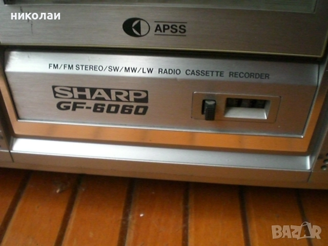 SCHARP радиокасетофон japan касетофон оригинален голям , снимка 4 - Радиокасетофони, транзистори - 52098863
