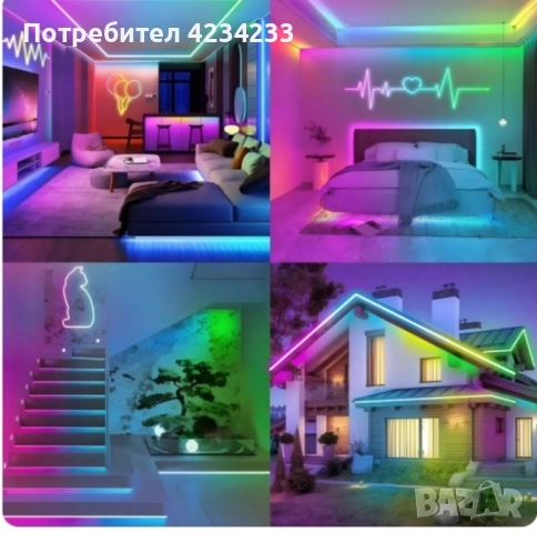 неонова лента, снимка 3 - Лед осветление - 52450521