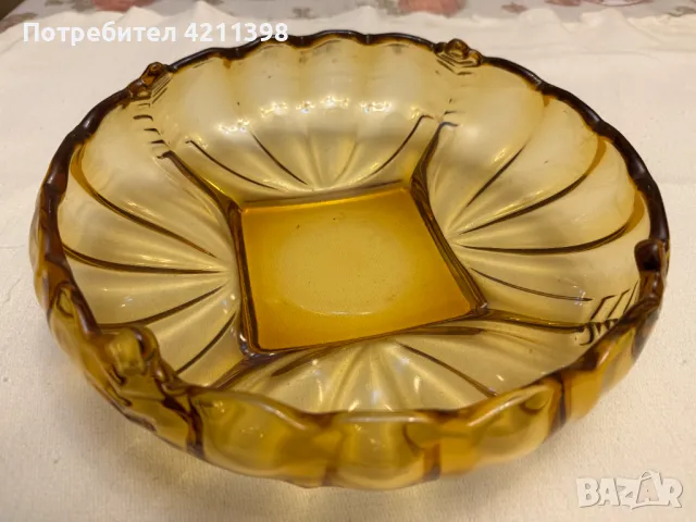 Стъклени подноси, снимка 4 - Антикварни и старинни предмети - 49264748