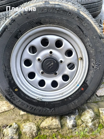 джанти за Витара и самурай 205 70 15цола, снимка 4 - Гуми и джанти - 53245006