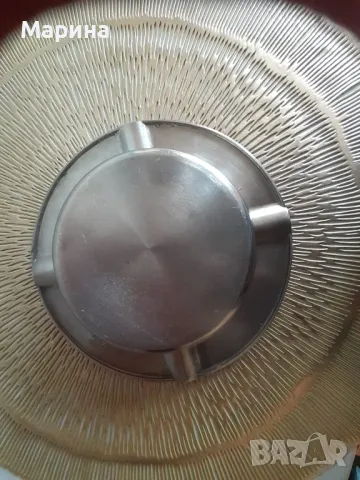 Пепелник от калай Antik*Vintage #44, снимка 6 - Антикварни и старинни предмети - 48700130