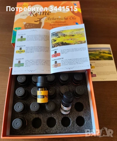 Етерични масла 100% чисти BEAU-PRO ORGANIC Essential Oil 5ml - 16 броя , снимка 3 - Други - 50514955