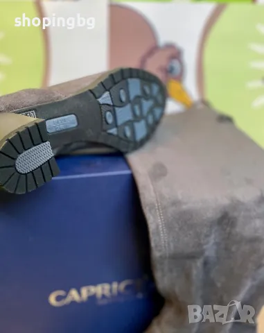 Дамски високи боти Caprice Blue Grip естествена кожа, снимка 6 - Дамски боти - 40193303