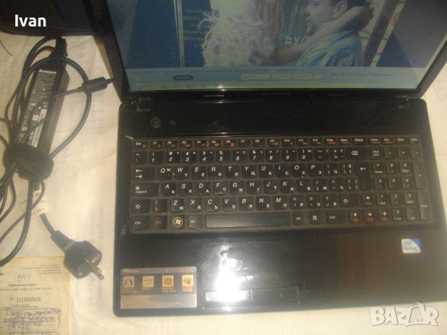 Lenovo G585-1 TB HD-RAM 4GB-Intel Pentium 2,20GHz-БГ Клавиатура/Чанта-Отличен Лаптоп-Почти Нов-15,6", снимка 6 - Лаптопи за дома - 44404342