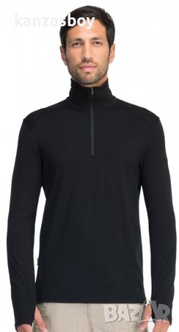 Icebreaker Men's 260 Tech Long Sleeve Half Zip - мерино мъжка блуза С , снимка 1 - Блузи - 44341901