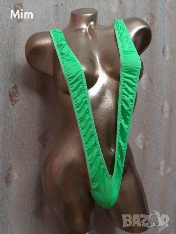 Мъжка неоново зелена плувка гащеризон , снимка 6 - Бански - 41463621