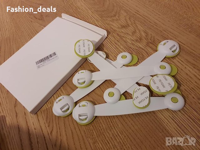 Нови 6 броя Защитни ключалки шкаф чекмедже предпазни за бебе дом, снимка 6 - Други - 41449069