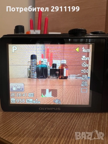 Фотоапарат Olympus 16 Mp Full HD с подаръци, снимка 5 - Фотоапарати - 53869424