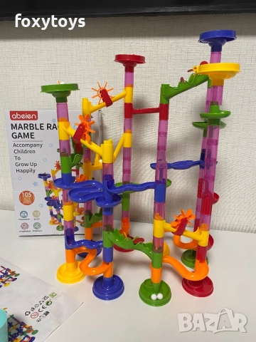 Конструктор - Път с топчета - 105 елемента, снимка 12 - Образователни игри - 51848862