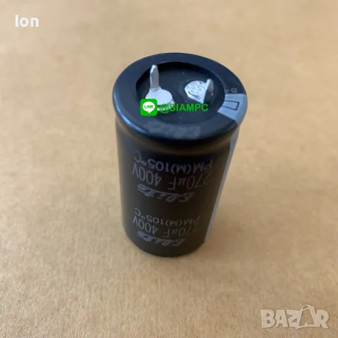 270uF/400V, 105°C - 5000h (5000 часа живот при температура 105°) snap-in изводи, снимка 2 - Друга електроника - 48562007