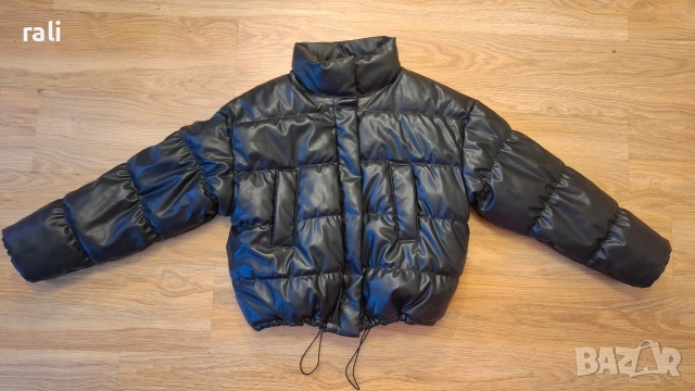 Черно кожено яке 