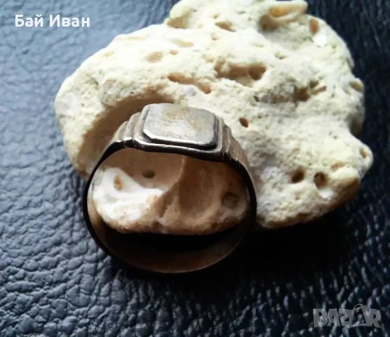 Стар винтидж сребърен пръстен - унисекс,ръчна изработка !, снимка 5 - Пръстени - 48193639